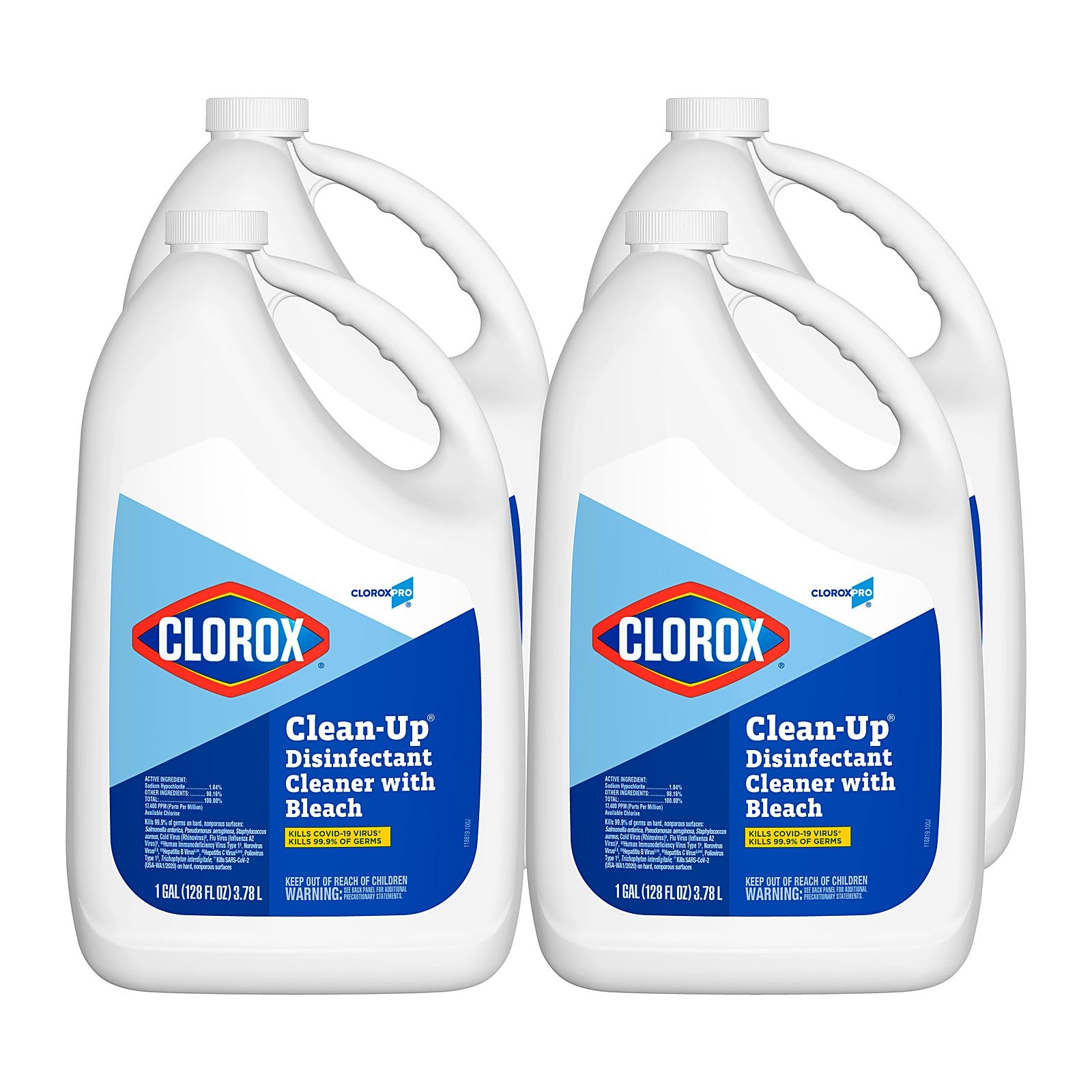 Clorox Clean-Up Cleaner + Bleach 128 oz Refill