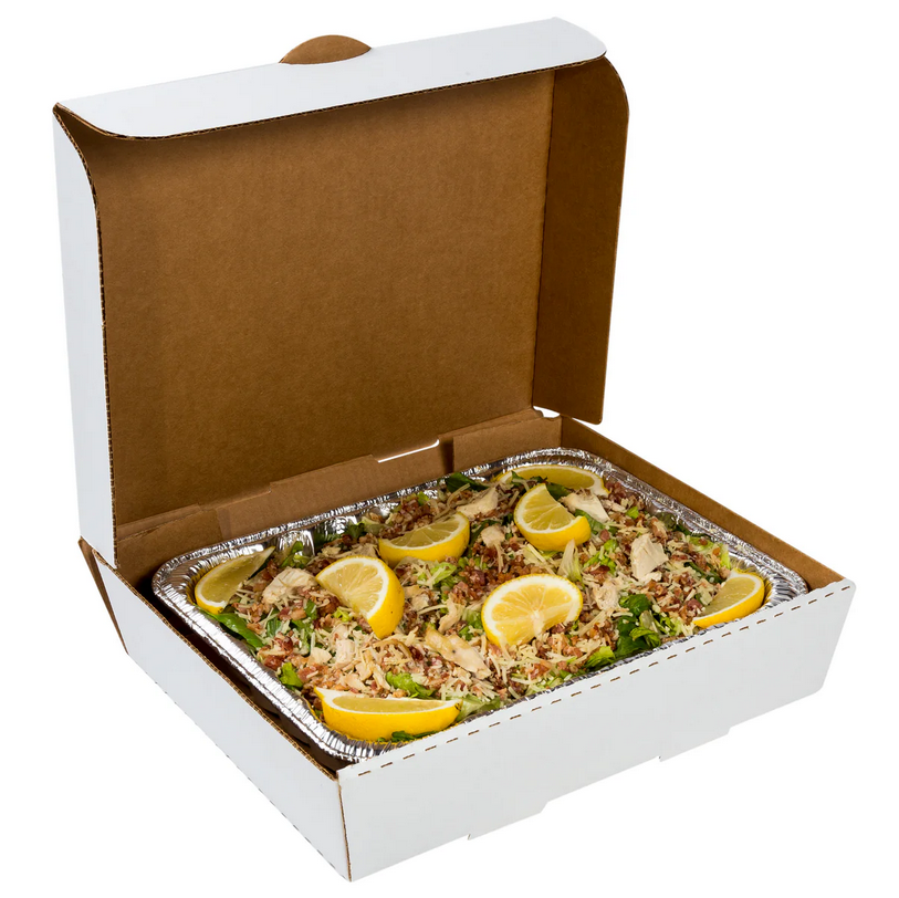 Corrugated Catering Box White Half Pan