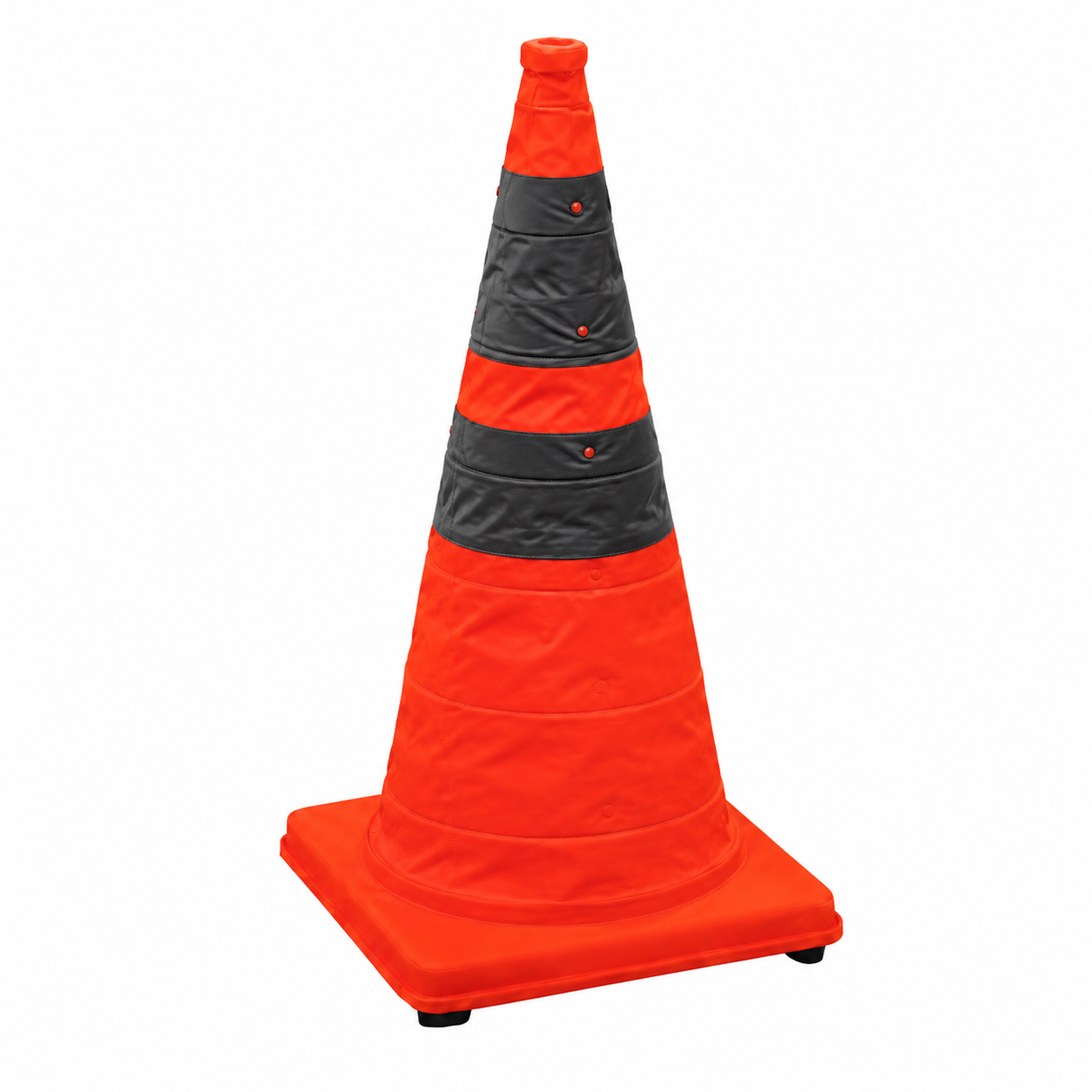 Pack and Pop 28 inch Orange Nylon Collapsible Safety Cone