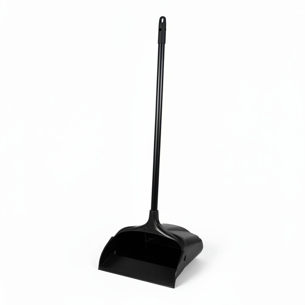 Executive Series Lobby Pro Dust Pan Black, Long Handle