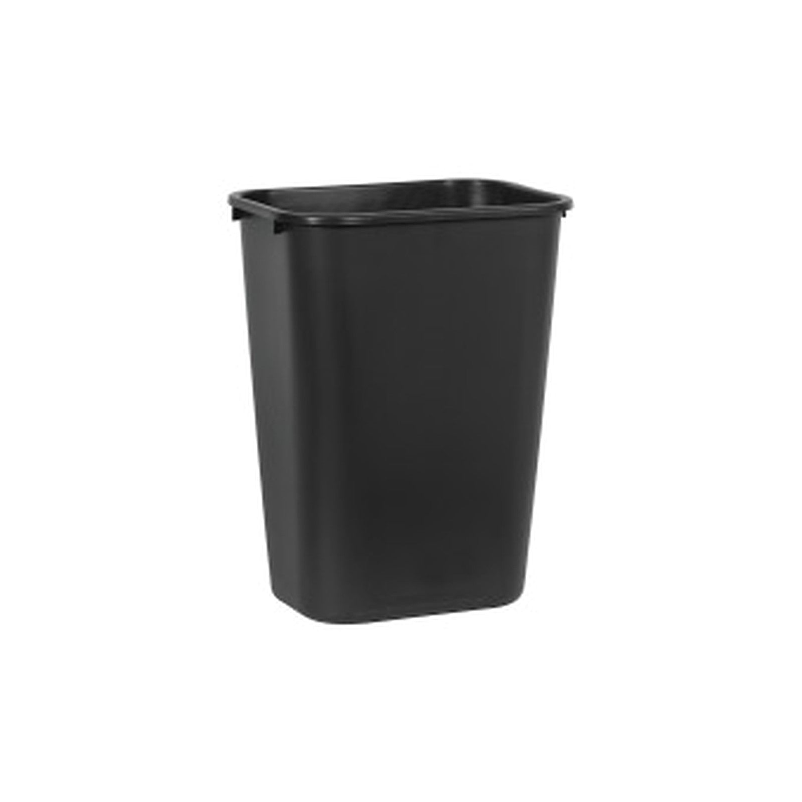 Large Wastebasket Black 41 Quart