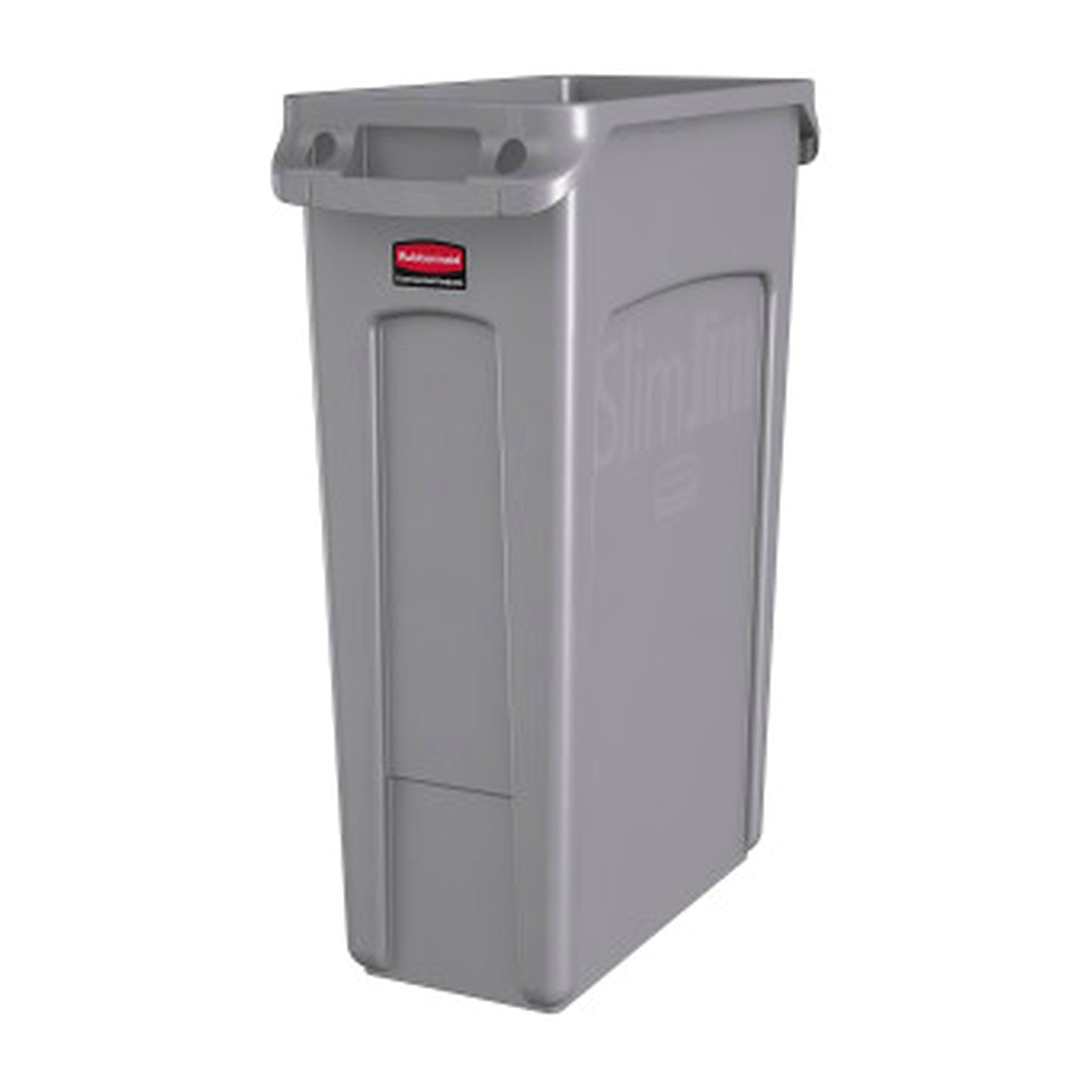 Slim Jim Vented Container Gray 23 Gallon