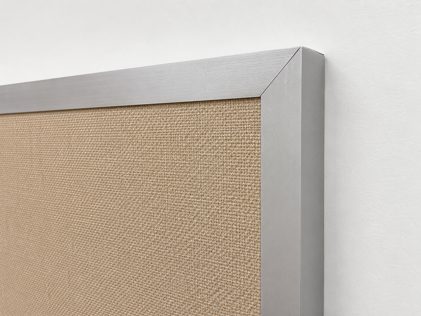 Fire-Rated Linen Vinyl Tack Board with J-Trim