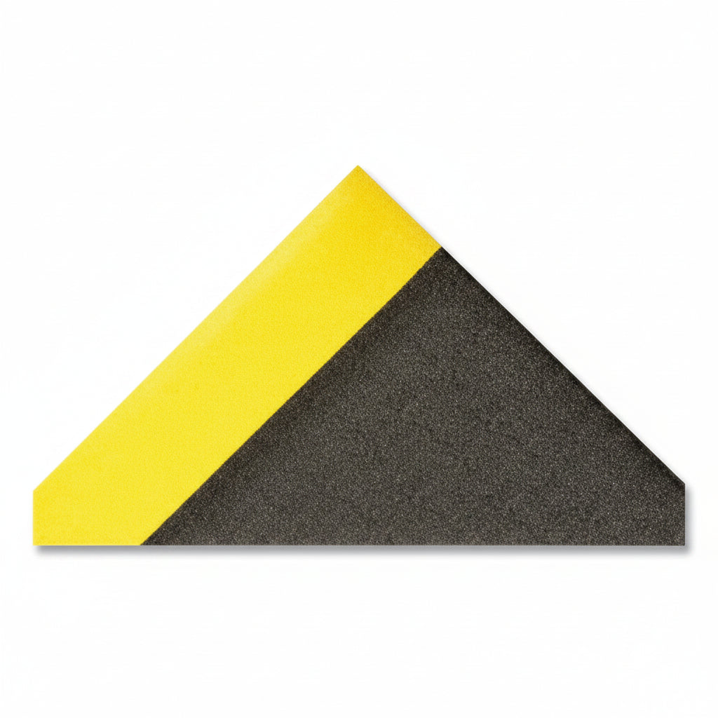Sof-Tred 409 Black/Yellow 3 ft x 60 ft Textured Cushion Anti-Fatigue Mat Roll