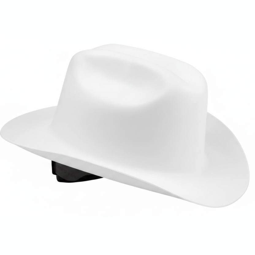 Western Outlaw Cowboy Hard Hat with 4-point Ratchet