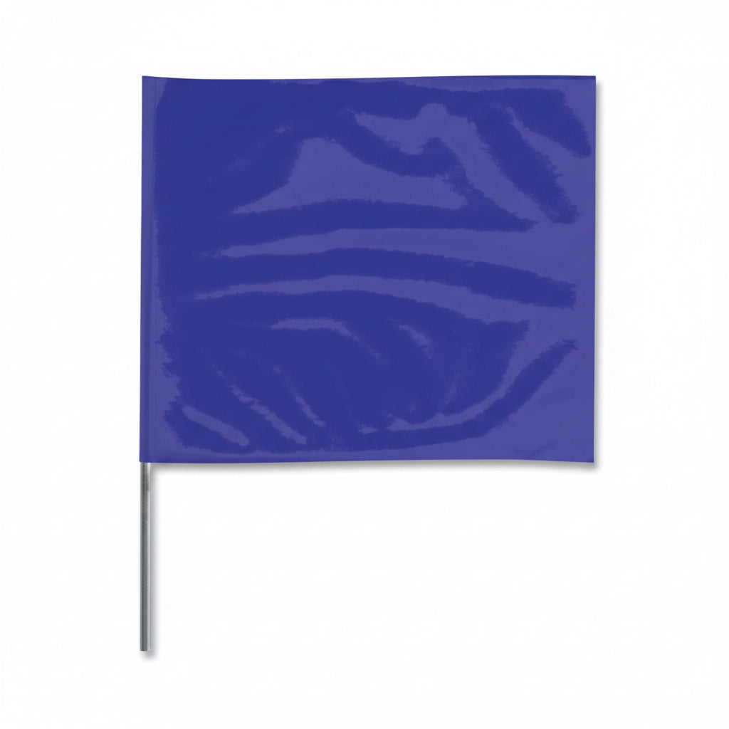 Blue 4 x 5 inch 21-inch Stake Flag