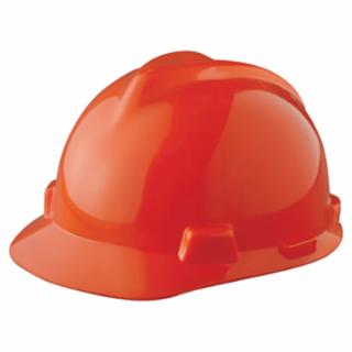 Orange V-Gard Cap-Style Hard Hat with Fas-Trac III Suspension