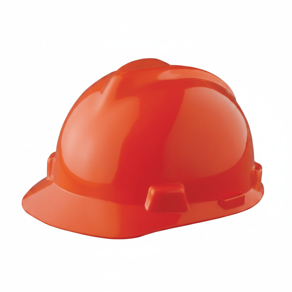 Orange V-Gard Cap-Style Hard Hat with Fas-Trac III Suspension