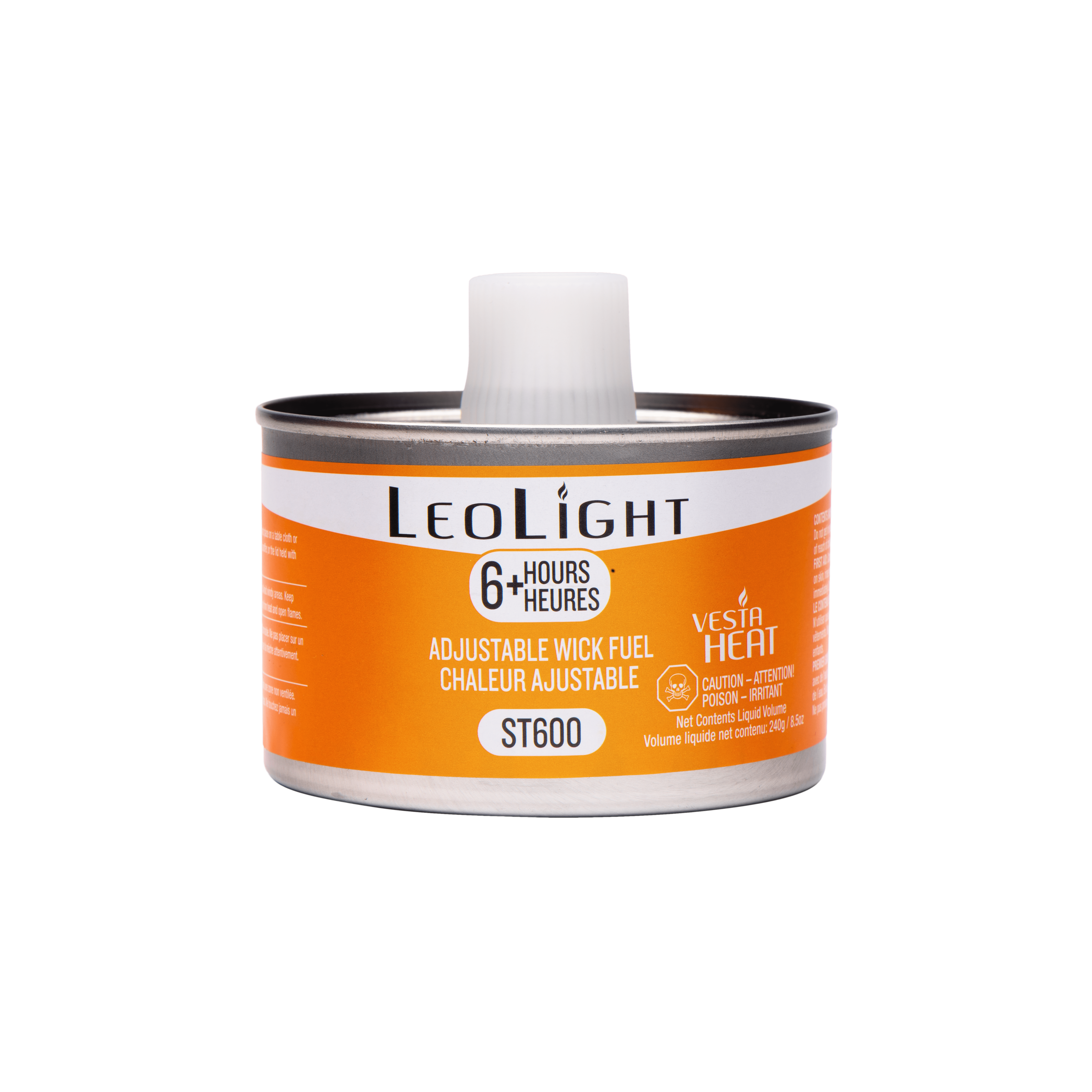 LeoLight Vesta Heat Stem Top Wick Chafing Fuel 6 Hour