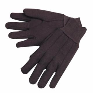 Heavy Weight Cottton Jersey Gloves with Red Jersey Liner - Large