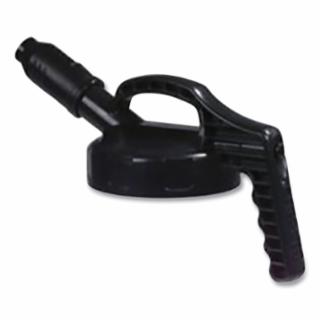 OilSafe Black Stumpy Spout Lid - 1 inch dia