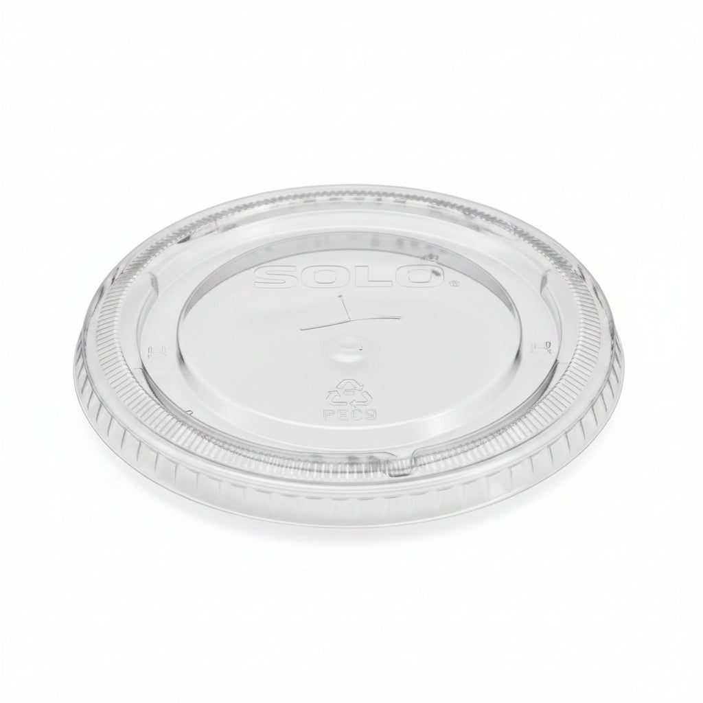 Straw Slotted Lid PET Clear 12-24 oz