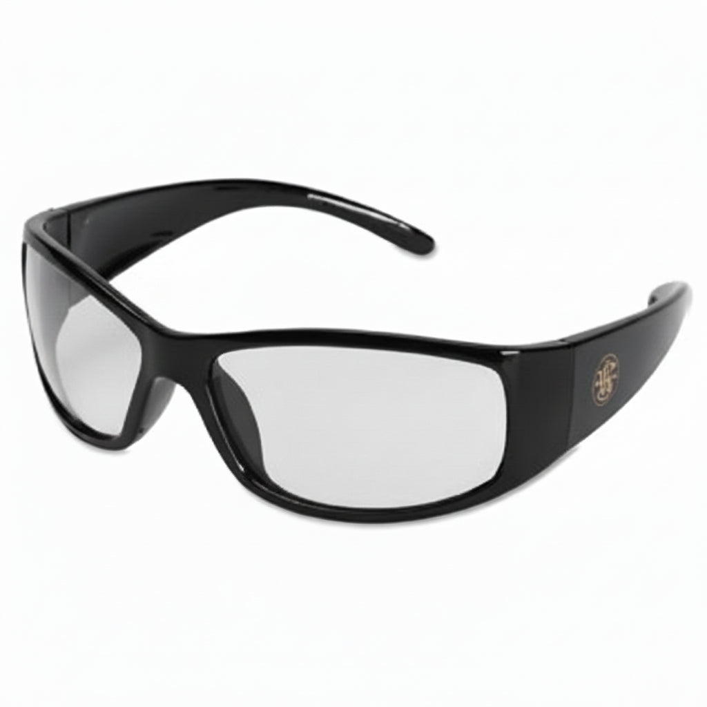 Elite Clear Anti-Fog Safety Glasses with Black Nylon Frame