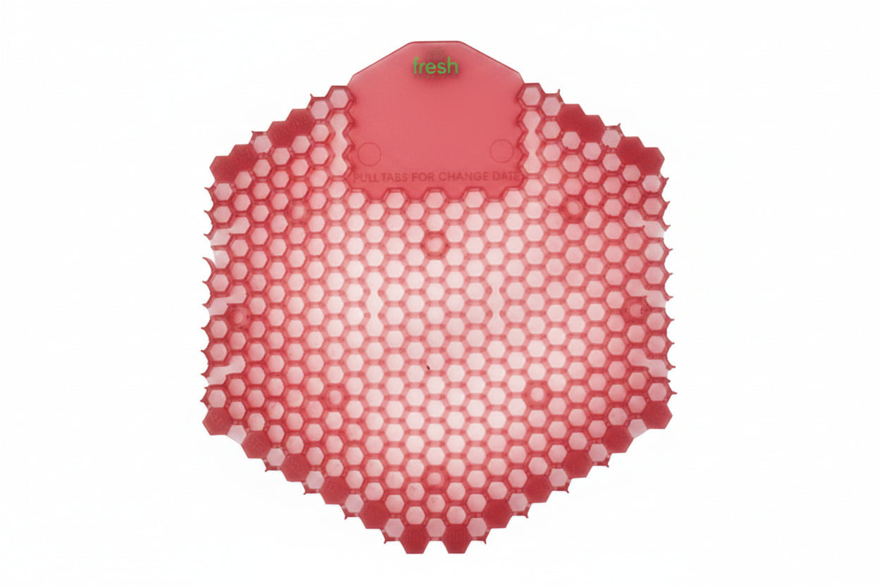 Wave 3D Urinal Screen Red Spiced Apple Scent