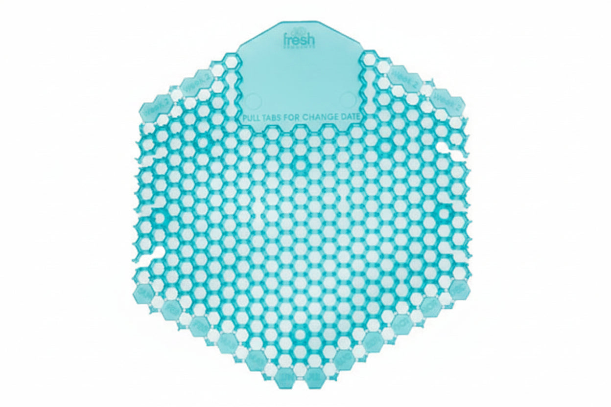 Wave 3D Urinal Screen Blue Cotton Blossom Scent