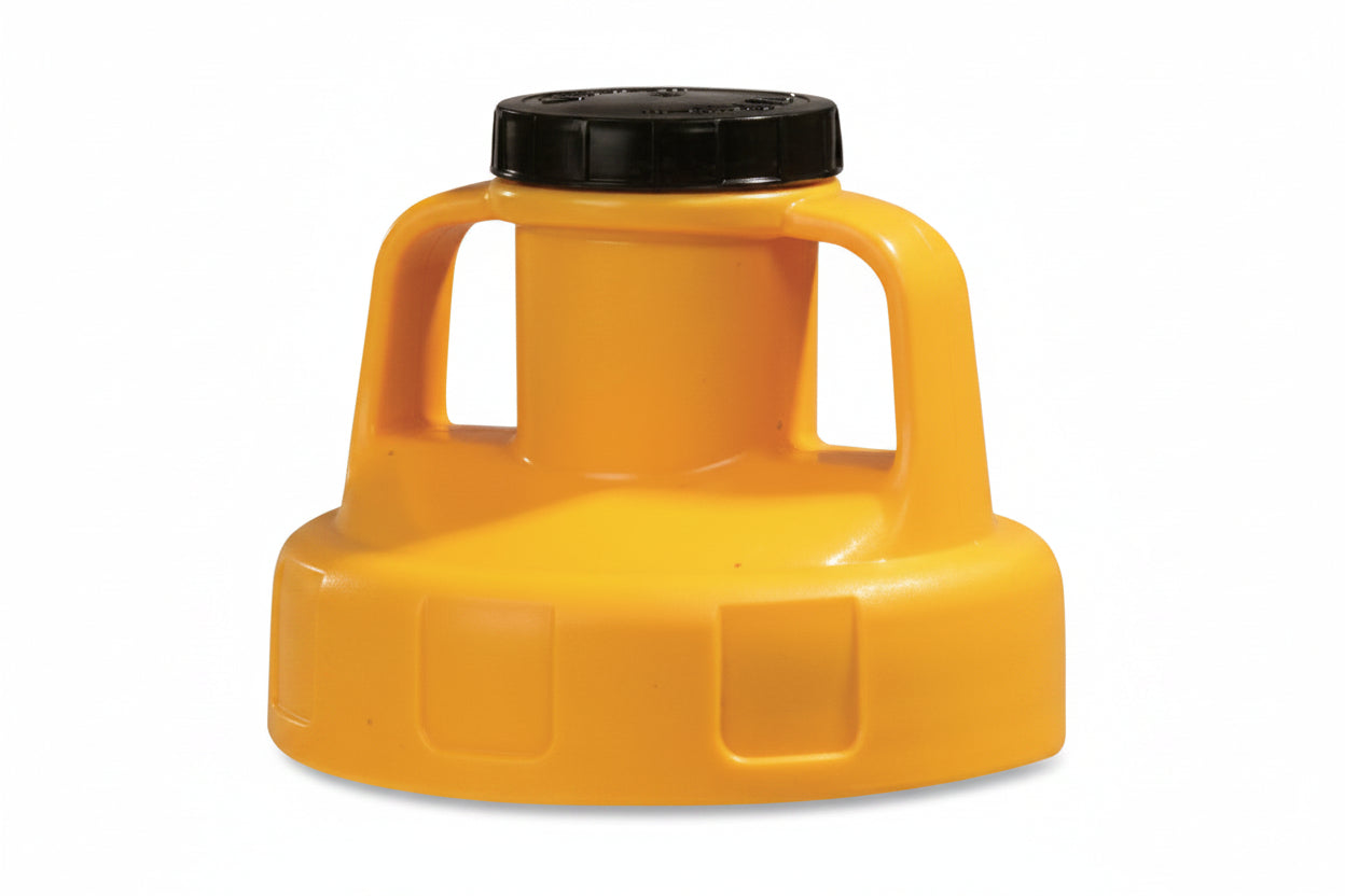 OilSafe Yellow Multi-Purpose Utility Lid - 2 inch dia