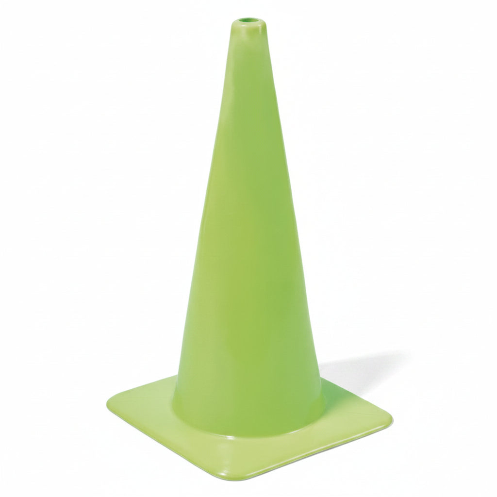 18 inch Fluorescent Green Traffic Cone