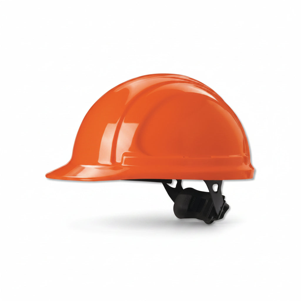 Orange Front Brim North Zone N10 Ratchet Hard Hat