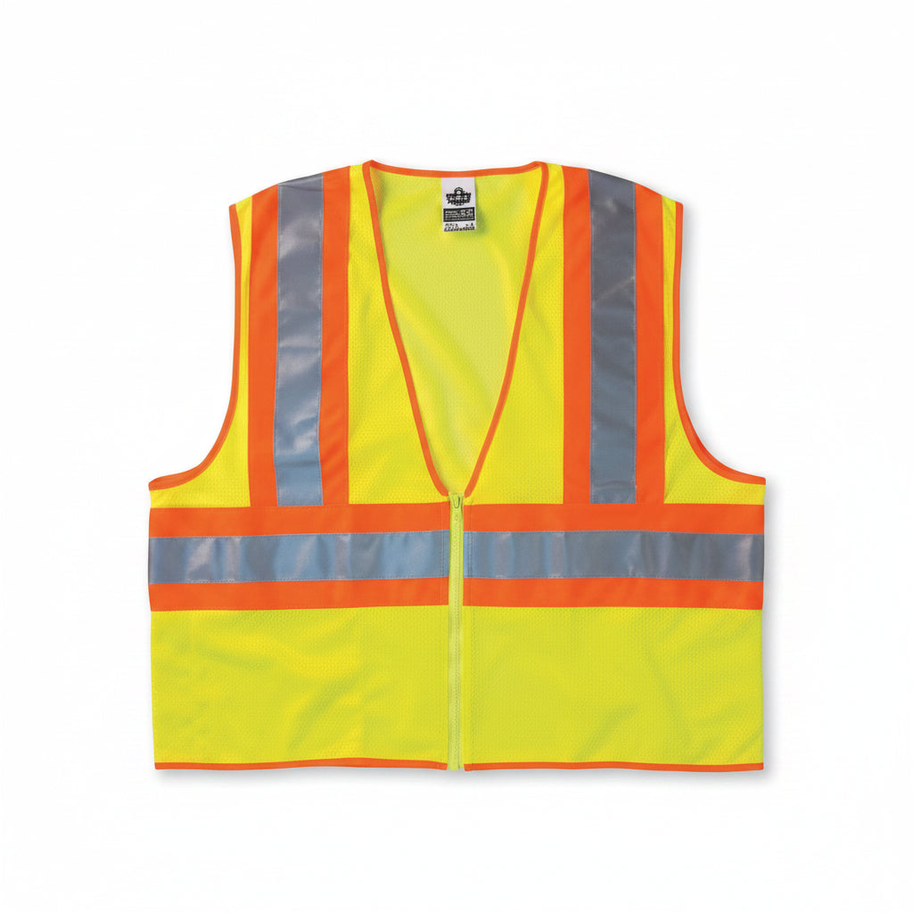 GloWear 8229Z Class 2 Safety Vest - Lime