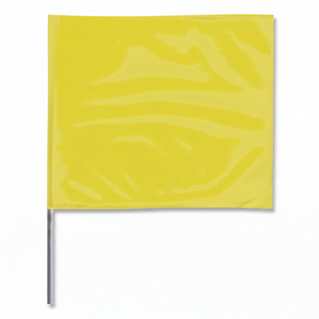 Yellow 4 x 5 inch 36-inch Stake Flag