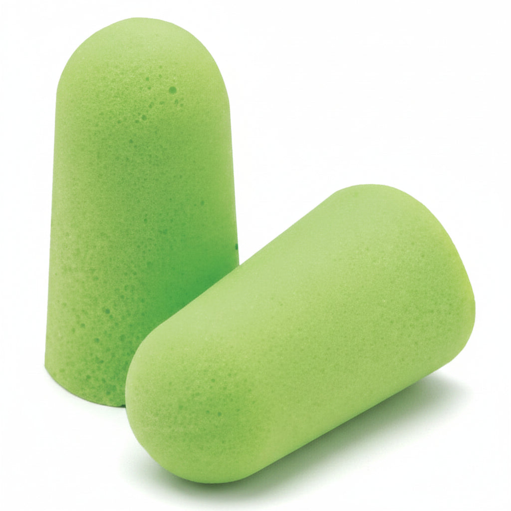 Pura-Fit Bright Green Foam Uncorded Earplugs NRR 33 dB