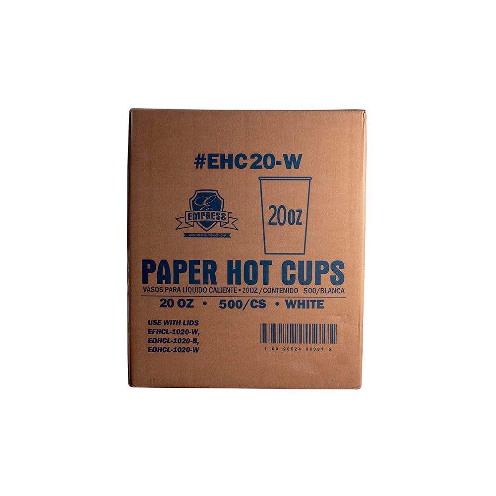Paper Hot Cup 20 oz White