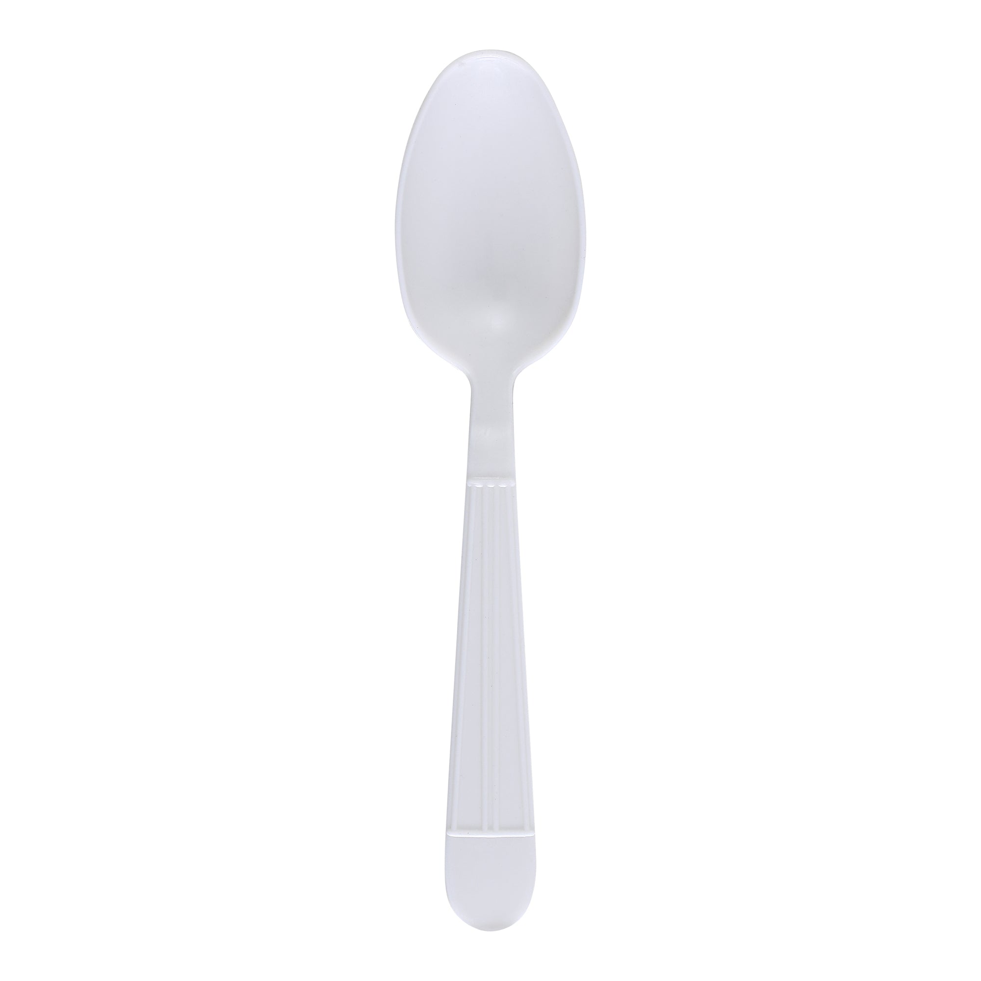 Essentials Heavy Weight White Wrapped Teaspoon