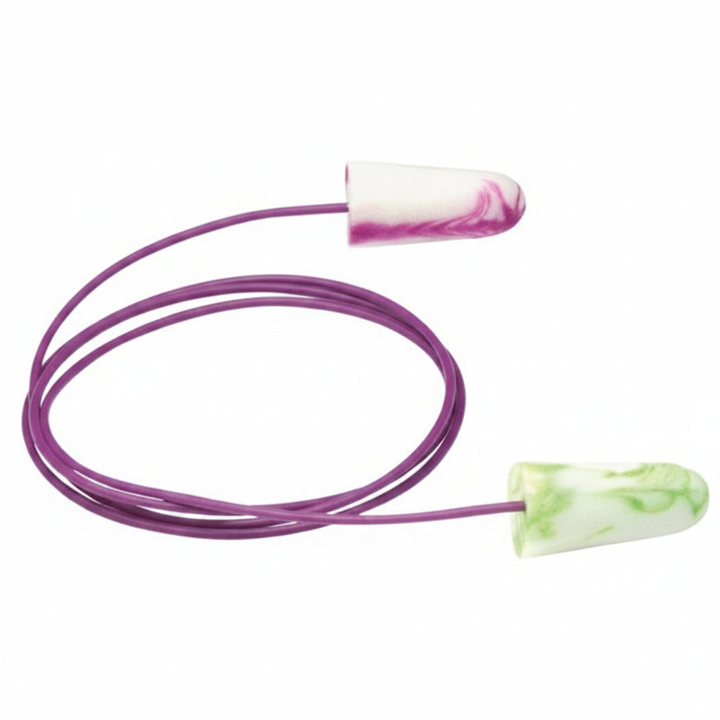 SparkPlugs Assorted Corded Foam Earplugs NRR 33 dB