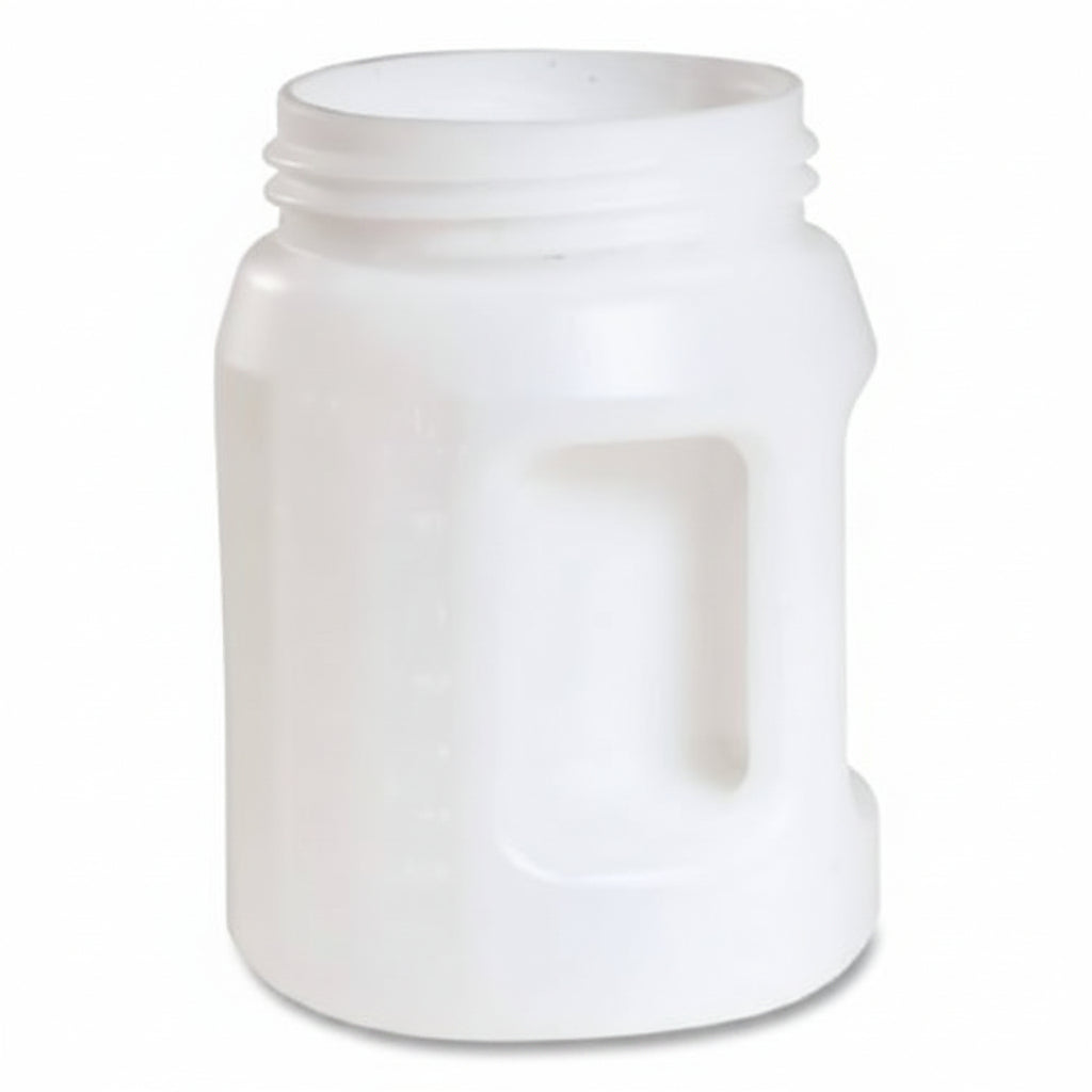 Clear 2 L HDPE Fluid Storage Drum