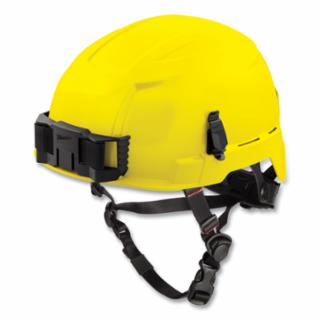 Yellow Unvented Class E BOLT Safety Helmet