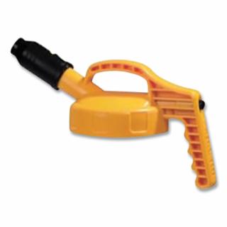 OilSafe Yellow Stumpy Spout Lid - 1 inch dia