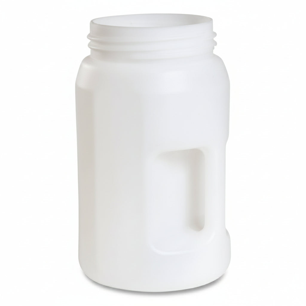 Clear 3 L HDPE Fluid Storage Drum