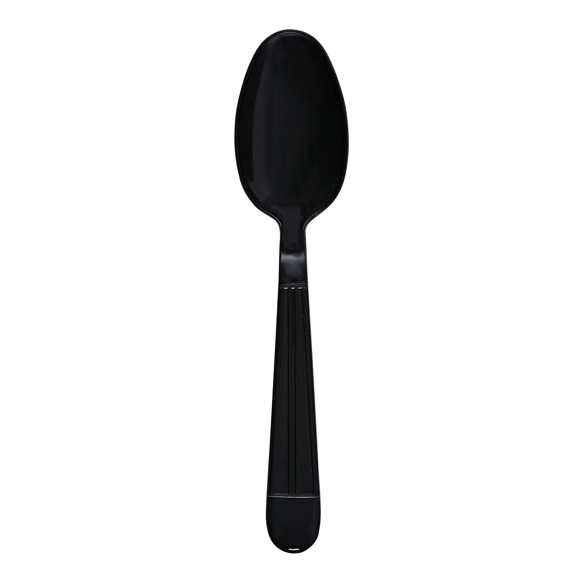 Essentials Heavy Weight Black Wrapped Teaspoon