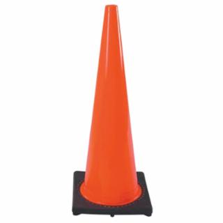 DW Series 28 inch Orange PVC Traffic Cone with Black Base