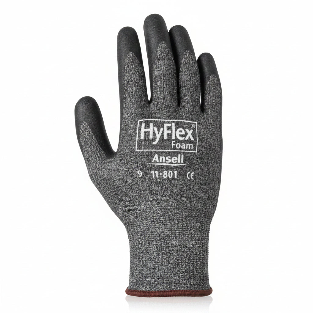 11-801 Nitrile Foam Palm Coated Gloves - Size 9