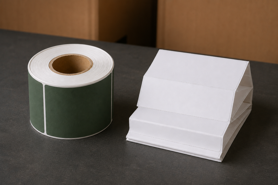 Roll Labels vs. Fanfold Labels: Which Format Is Better?
