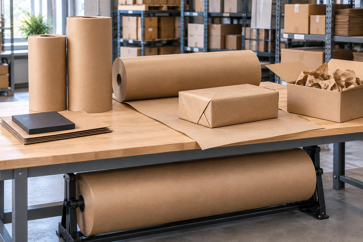 30, 40, 50, or 60 lb Kraft Paper: Which Roll Does Your Business Need?