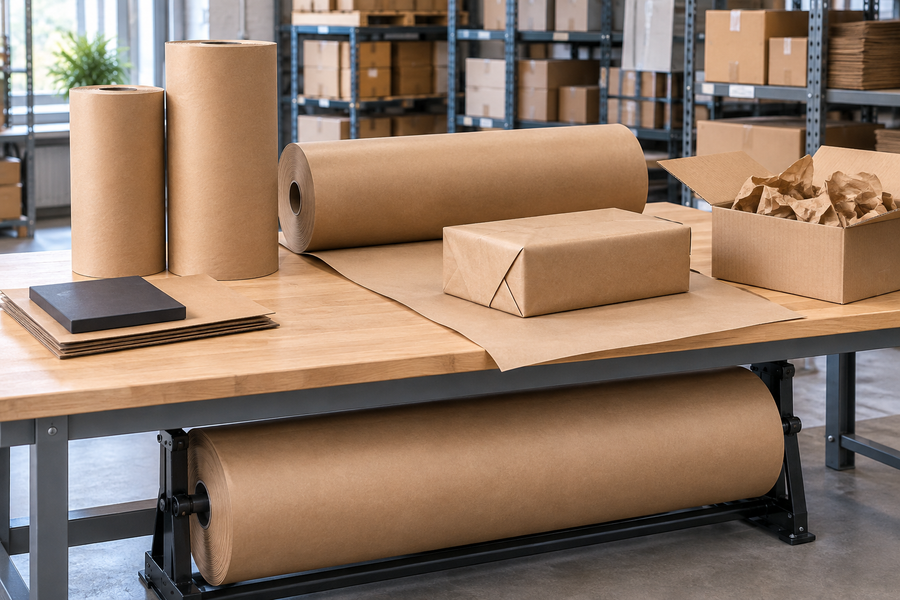 30, 40, 50, or 60 lb Kraft Paper: Which Roll Does Your Business Need?