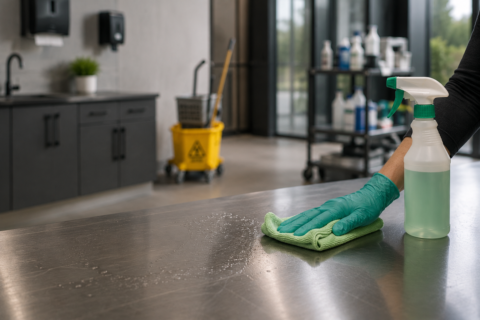How to Match the Right Industrial Cleaner to Every Surface