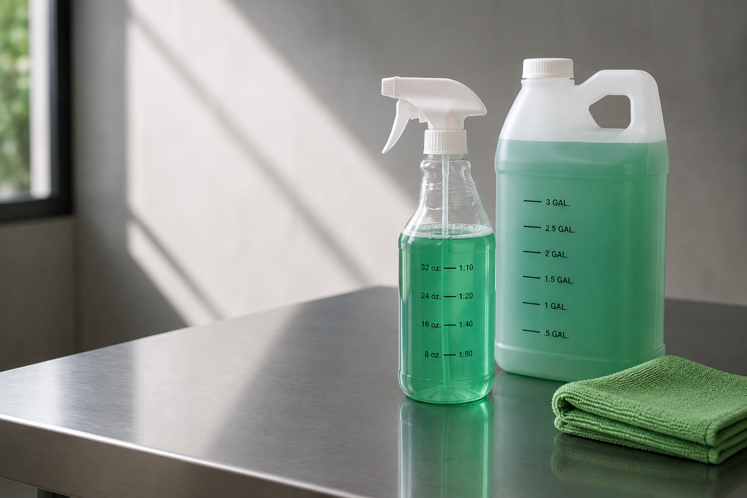 How Concentrated Industrial Cleaners Can Lower Cleaning Costs