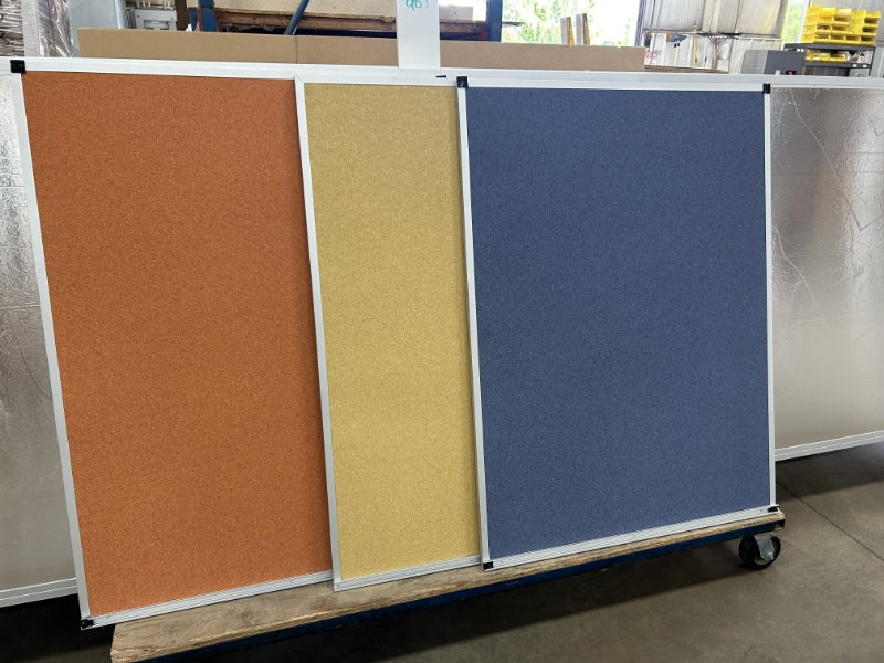 What is a fire-rated tackboard, and when should you use one?