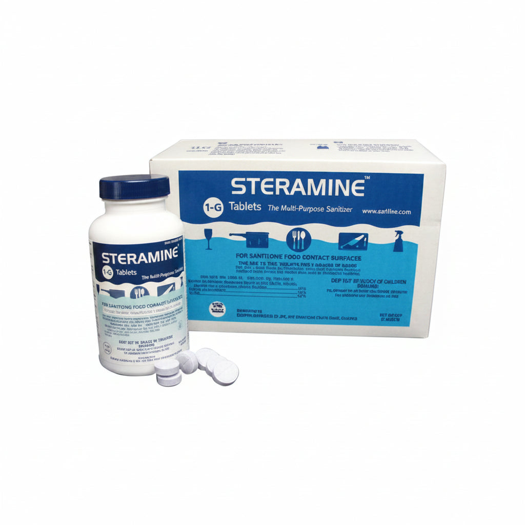 Steramine Sanitizer Tablets, 150 Tablets per Tube