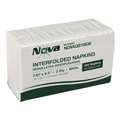 Interfolded Dispenser Napkin, White