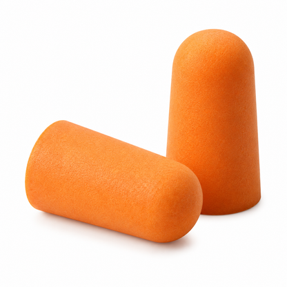 Bright Orange Foam Earplug