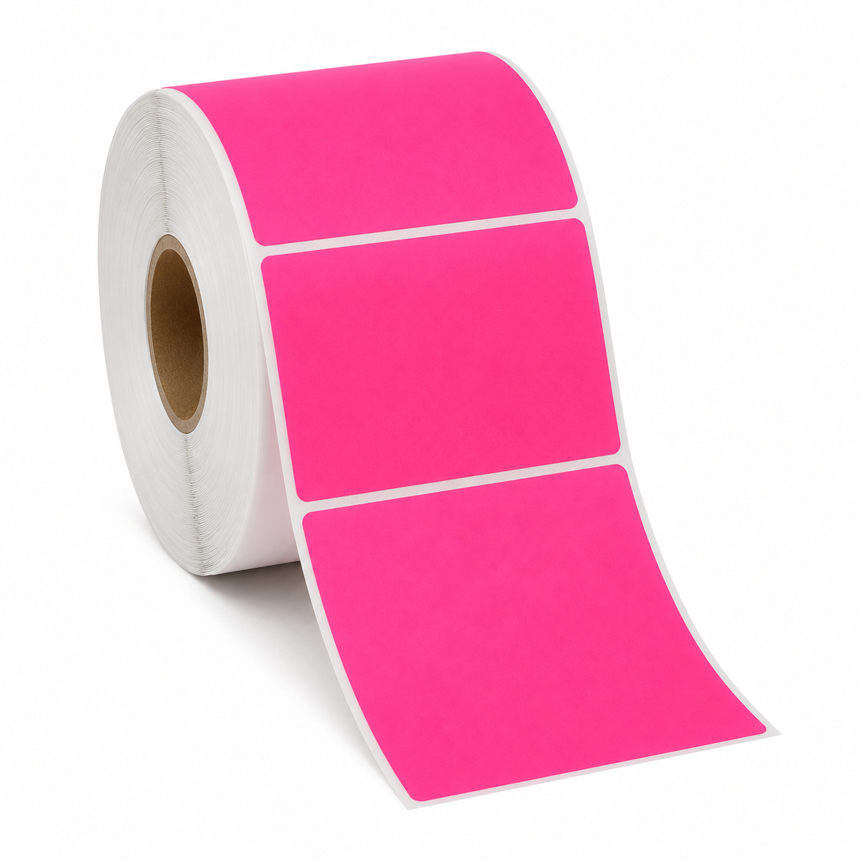 Thermal Transfer Labels - 4" x 6" Hot Pink