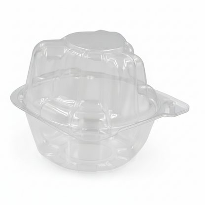 Muffin / Cupcake Hinged Container Clear 1-Count