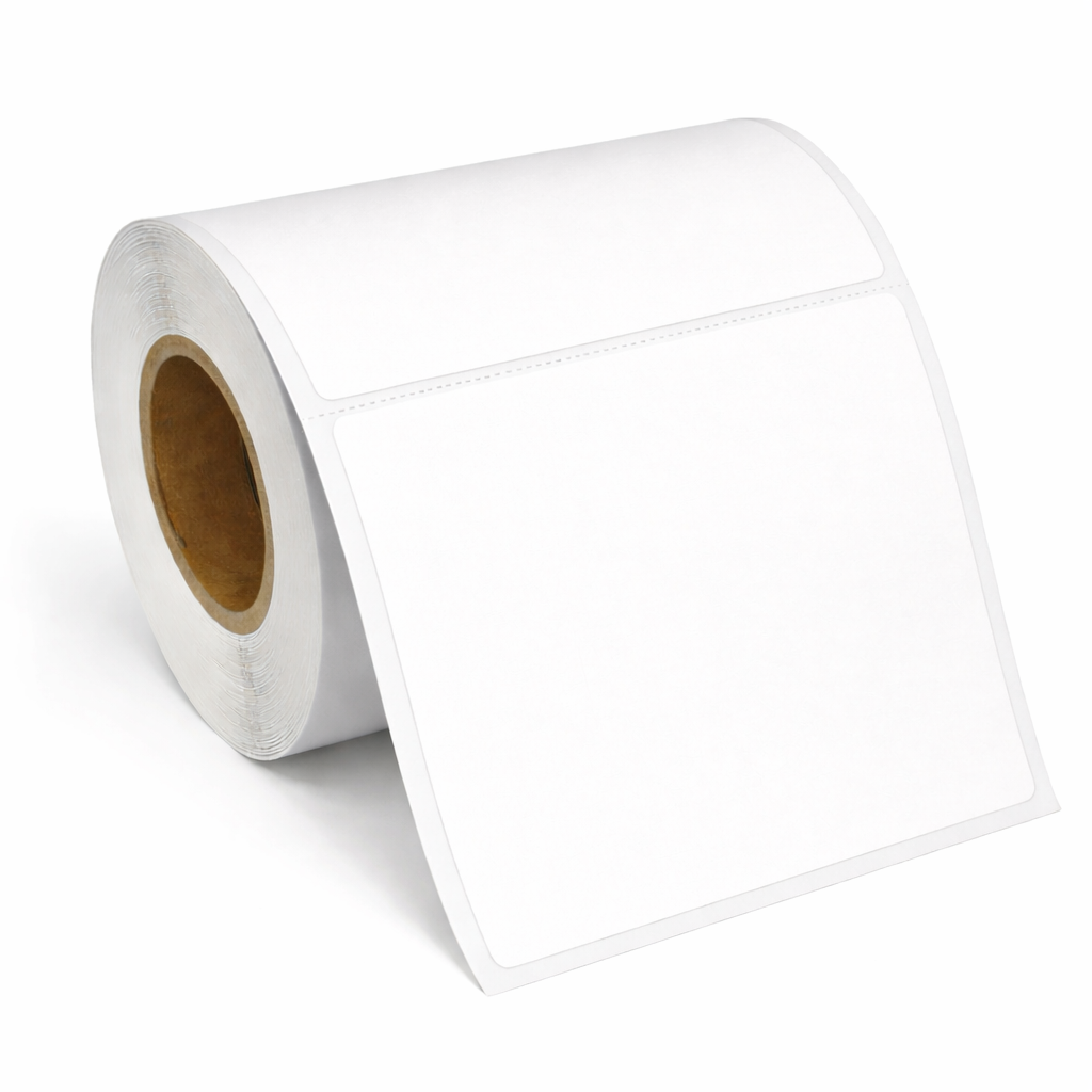 4" x 6" White DT Labels 1" Core