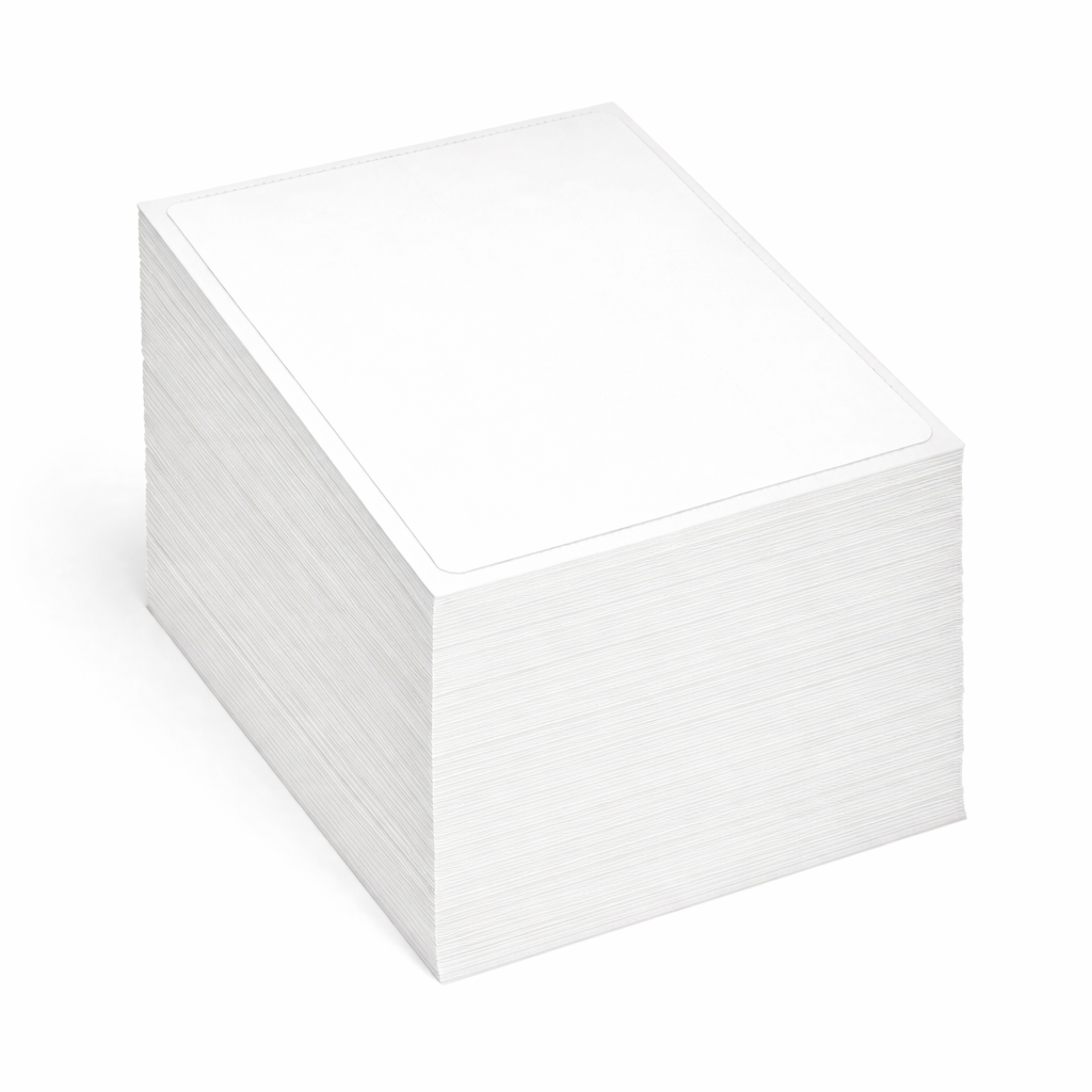 4" x 6" White DT Label Fanfold