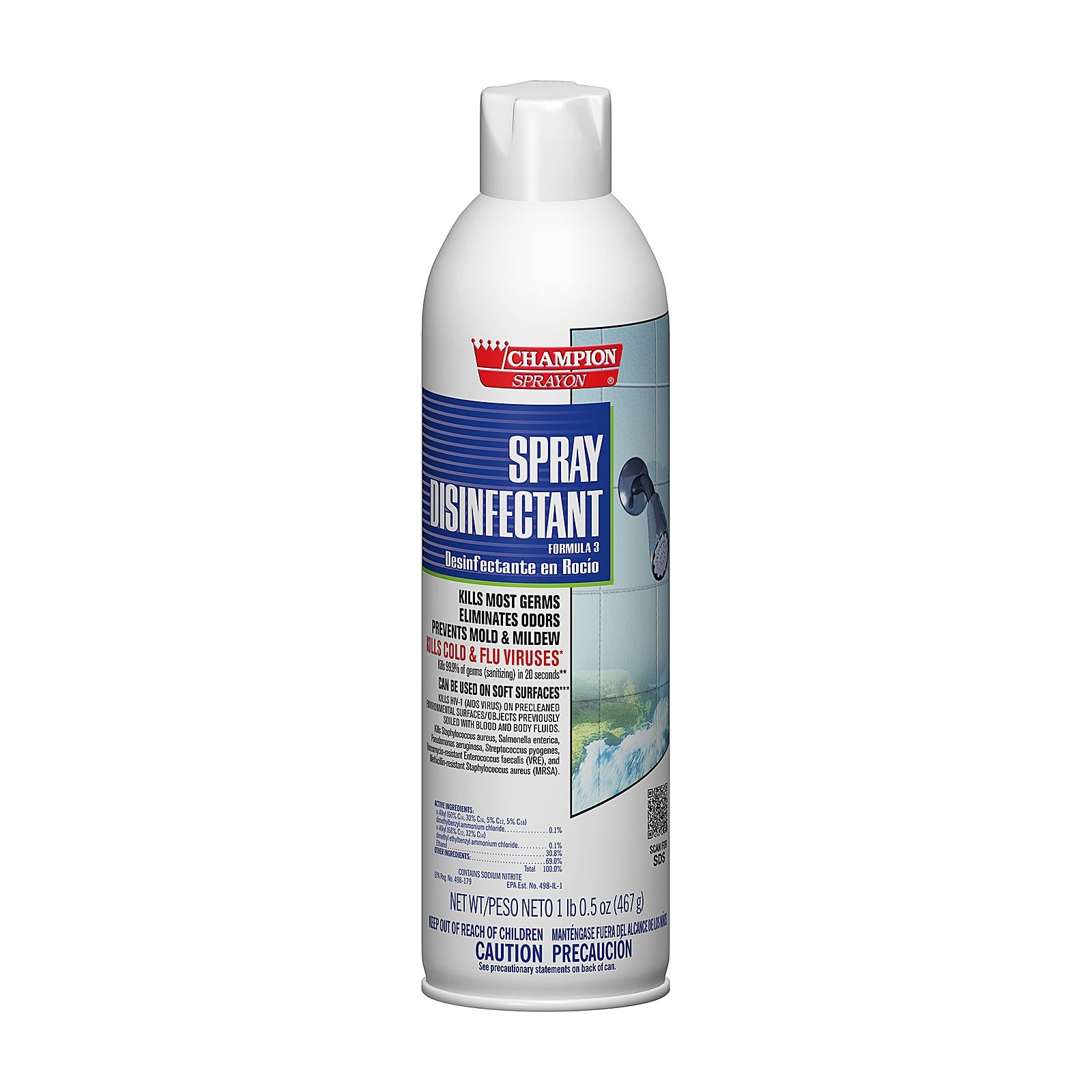 Champion Sprayon Quaternary Disinfectant Spray