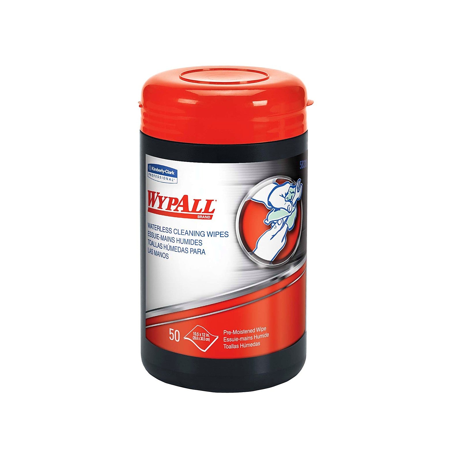 WypAll Waterless Cleaning Wipes Citrus 9.5 x 12